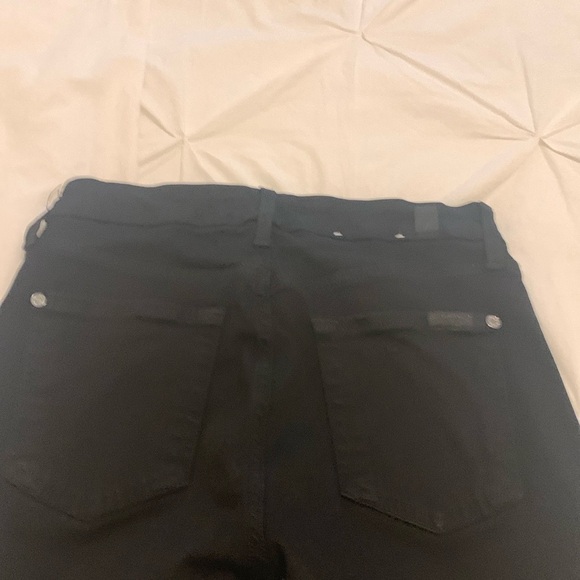 7 for all mankind skinny black jeans - Picture 2 of 4